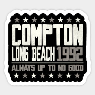 Compton Long Beach 1992 Sticker